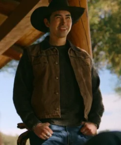 Ransom Canyon 2025 Jake Longbow Brown Denim Vest