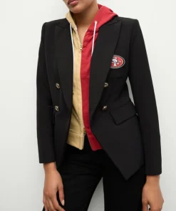 San Francisco 49ers Dickey Black Blazer