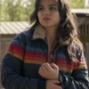 The Last Of Us S02 Isabela Merced Rainbow Stripe Jacket