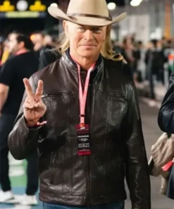 The Last Rodeo 2025 Neal McDonough Brown Leather Jacket