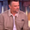 The View 2025 Josh Duhamel Brown Faded Cotton Jacket