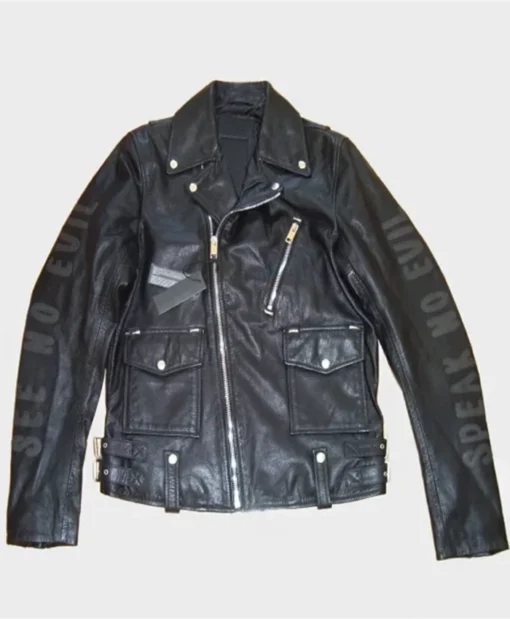 Wild Spirit Black Leather Jacket