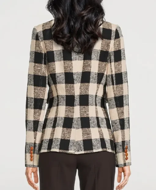 Will Trent S03 Sonja Sohn Plaid Blazer