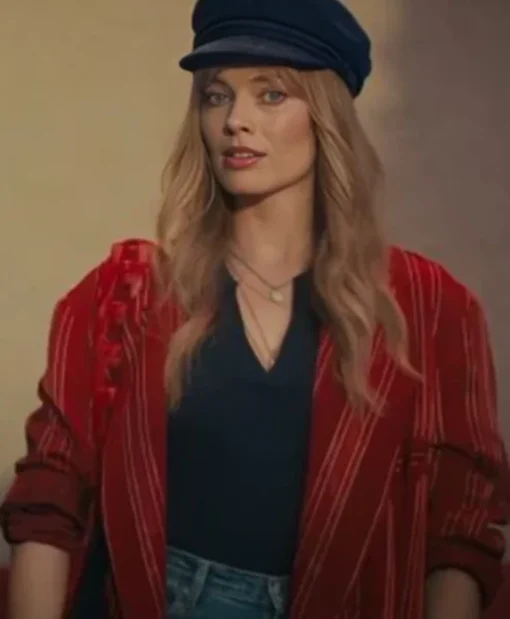 A Big Bold Beautiful Journey 2025 Margot Robbie Red Coat