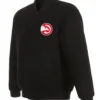 Atlanta Hawks Black Varsity Jacket