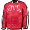 Atlanta Hawks The Offensive Red Varsity Jacket