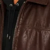 Brown Oversized Leather Jacket For Womens
