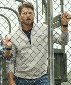 Buy Now Aldon Reese TV-Series FUBAR Season 02 Travis Van Winkle White Bomber Jacket For Unisex