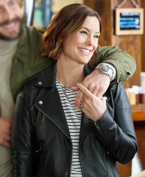 Buy Now Anna Movie To Barcelona Forever 2025 Ashley Williams Black Leather Jacket For Unisex