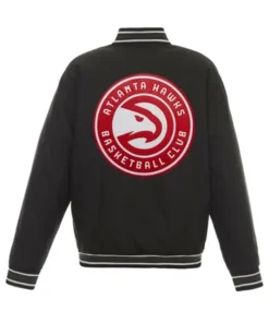 Buy Now Atlanta Hawks Black Letterman Varsity Jacket For Men And Women