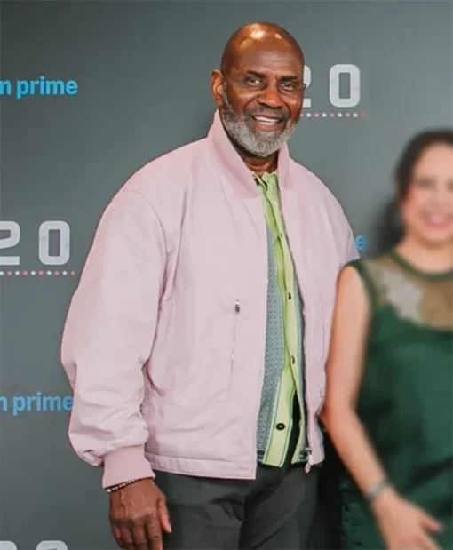 Buy Now CIA Director Mikkelson Movie G20 2025 Julius Tennon Pink Bomber Jacket For Unisex