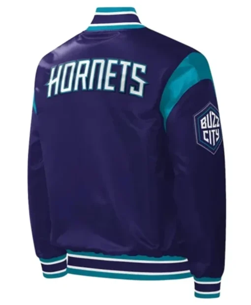Buy Now Charlotte Hornets Force Play Purple Varsity Jacket For Men And Women