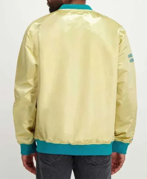 Buy Now Charlotte Hornets Lightweight Gold Varsity Jacket For Men And Women