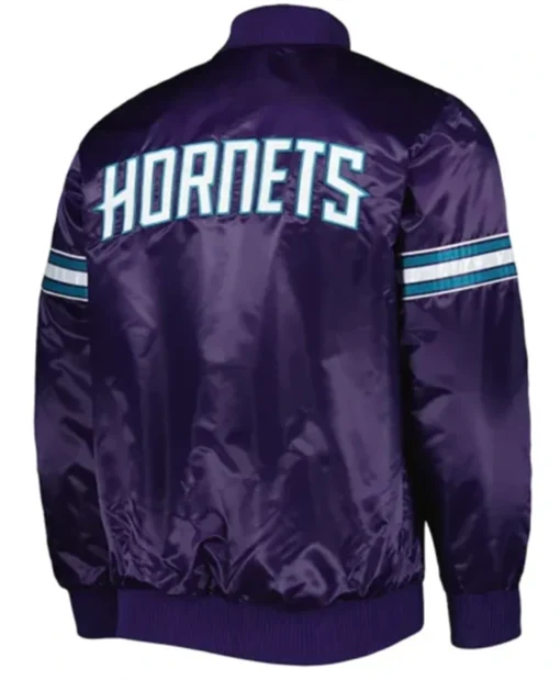 Buy Now Charlotte Hornets Pick And Roll Purple Varsity Jacket For Men And Women