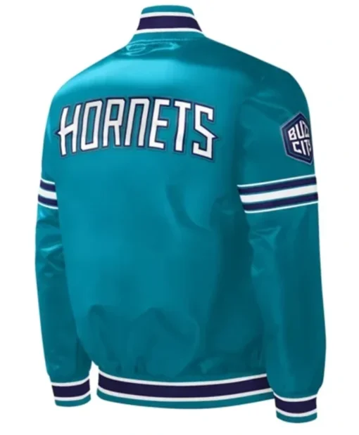 Buy Now Charlotte Hornets Slider Teal Blue Varsity Jacket For Men And Women