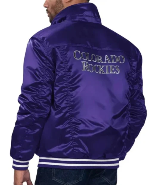 Buy Now Colorado Rockies Purple Letterman Varsity Jacket For Men And Women
