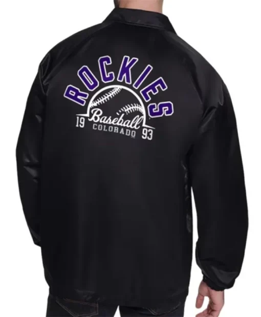 Buy Now Colorado Rockies Retro Logo Coaches Varsity Jacket For Men And Women