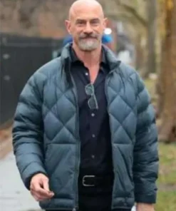 Buy Now Detective Elliot Stabler TV-Series Law And Order Organized Crime 2025 Christopher Meloni Puffer Jacket For Unisex