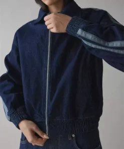 Buy Now Dr. Trinity Santos TV-Series The Pitt 2025 Isa Briones Blue Denim Jacket For Unisex