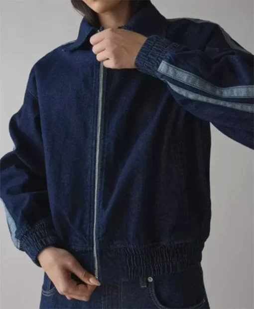 Buy Now Dr. Trinity Santos TV-Series The Pitt 2025 Isa Briones Blue Denim Jacket For Unisex