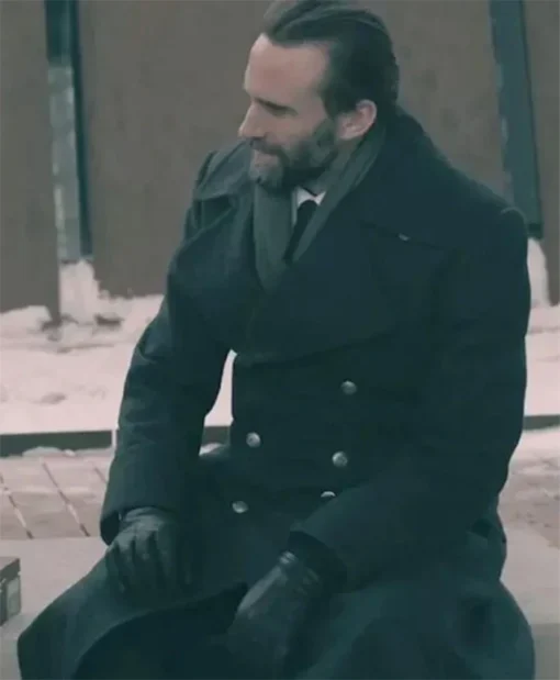 Buy Now Fred Waterford TV-Series The Handmaid’s Tale 2025 Joseph Fiennes Black Trench Coat For Unisex