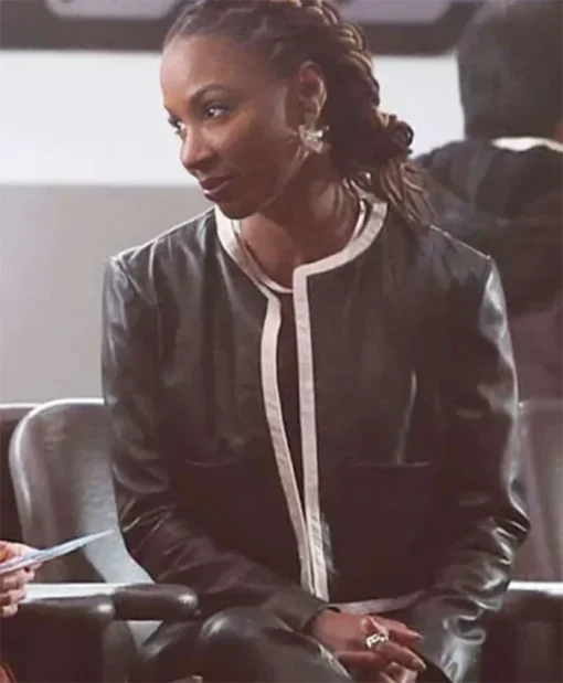 Buy Now Gabi Mosely TV-Series Found Season 02 Shanola Hampton Black Leather Jacket For Unisex