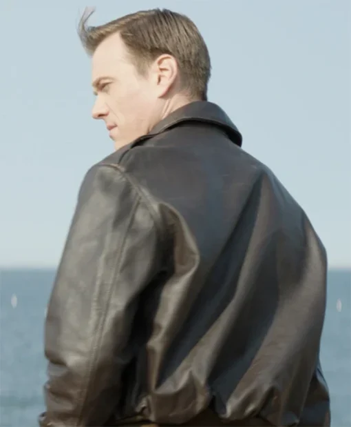 Buy Now Gene Lewis Movie Fog Of War 2025 Jake Abel Brown Leather Jacket For Unisex