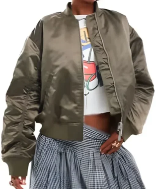 Buy Now Issa TV-Series Adults 2025 Amita Rao Brown Bomber Jacket For Unisex