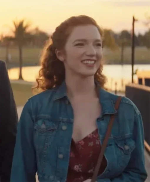 Buy Now Janice Halliday Movie The Life of Chuck 2025 Annalise Basso Blue Denim Jacket For Unisex