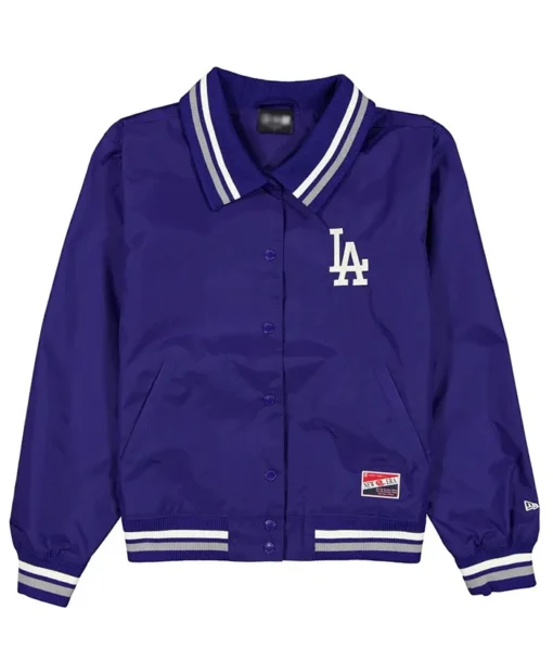 Buy Now LA Dodgers Throwback Royal Blue Letterman Varsity Jacket For Unisex
