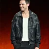 Buy Now Lex Luthor Movie Superman 2025 Nicholas Hoult Black Leather Jacket For Unisex