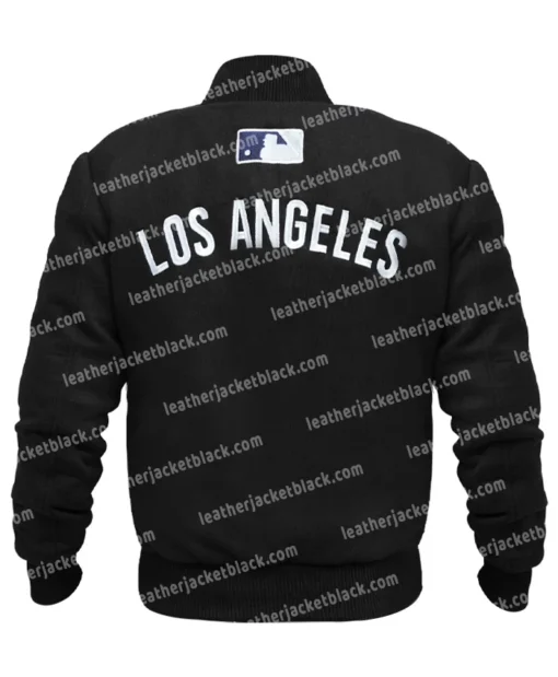 Buy Now Los Angeles Dodgers Black Bomber Jacket For Unisex