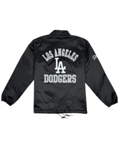 Buy Now Los Angeles Dodgers Cube Starter Coaches Black Jacket For Unisex