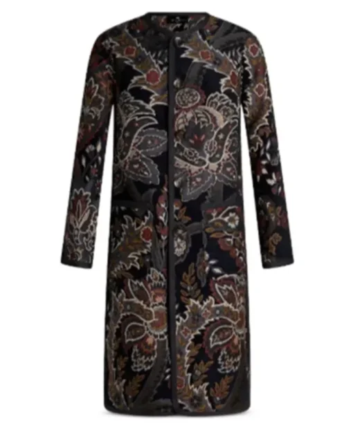 Buy Now Mary Elizbeth Mastrantonio TV-Series Law And Order Organized Crime season 05 Isabella Spezzano Printed Coat For Unisex
