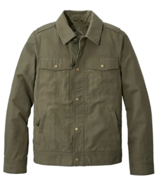 Buy Now Nathan Fillion TV Series The Rookie Season 07 John Nolan Olive Green Cotton Jacket For Unisex