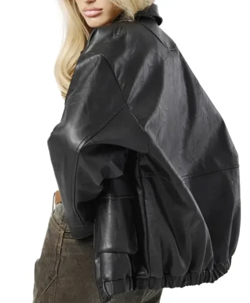 Buy Now Oversized Black Leather Jacket For Mens And Womens