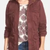 Buy Now Rosalee Calvert TV-Series Grimm Season 05 Bree Turner Maroon Cotton Jacket For Unisex