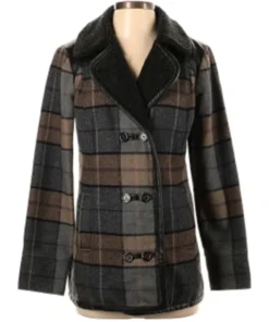 Buy Now Rosalee Calvert TV-Series Grimm Season 06 Bree Turner Checked Coat For Unisex