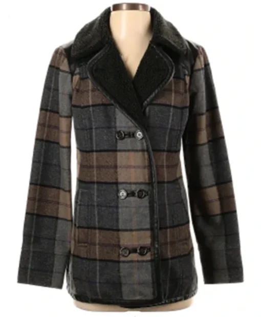 Buy Now Rosalee Calvert TV-Series Grimm Season 06 Bree Turner Checked Coat For Unisex