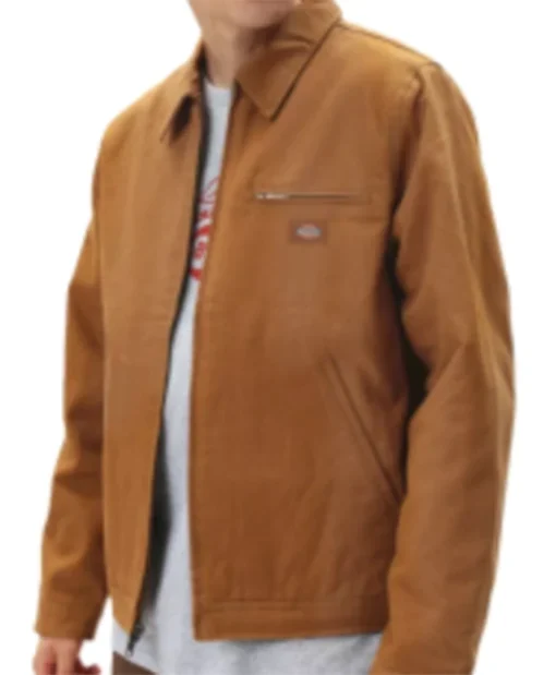 Buy Now Sean Lew TV-Series The Cleaning Lady Season 04 Chris De La Rosa Brown Cotton Jacket For Unisex