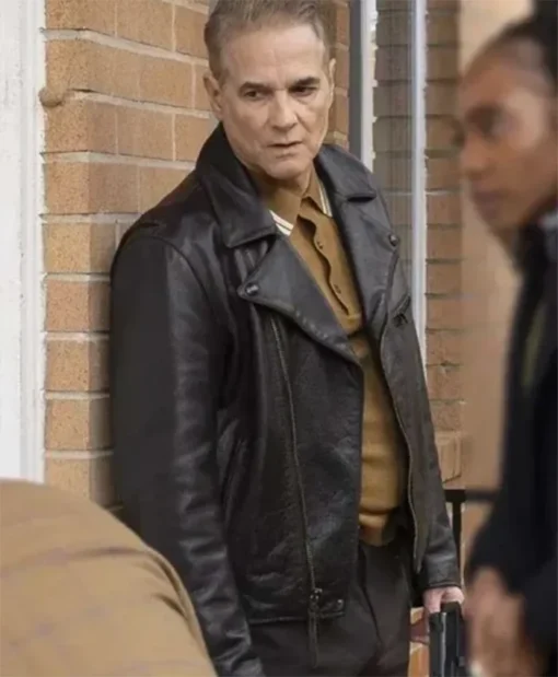Buy Now Sheriff Caleb Roussard TV-Series Will Trent Season 03 Yul Vazquez Leather Black Jacket For Unisex