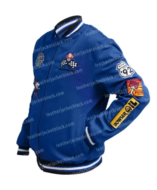Buy Now Super Mario Kart Blue Bomber Jacket For Unisex