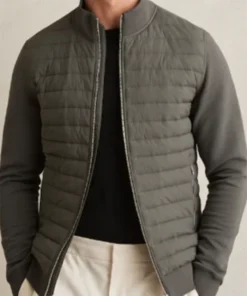 Buy Now Tate Ellington TV-Series Law And Order Organized Crime Season 05 Kyle Vargas Grey Quilted Jacket For Unisex