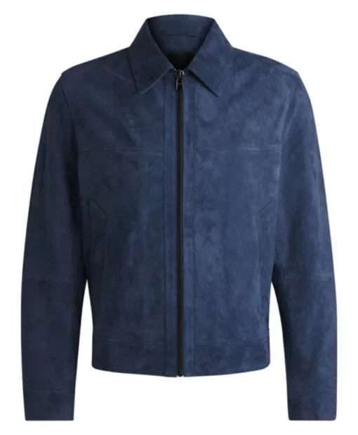 Buy Now Ted Richardson TV-Series Beyond The Gates Season 01 Keith D. Robinson Blue Suede Leather Jacket For Unisex
