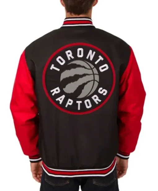 Buy Now Toronto Raptors Black And Red Letterman Varsity Jacket For Men And Women