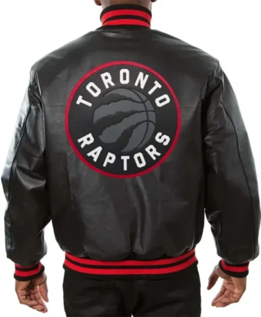 Buy Now Toronto Raptors Black Leather Varsity Jacket For Men And Women