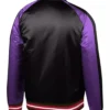 Buy Now Toronto Raptors Hardwood Purple And Black Varsity Jacket For Men And Women