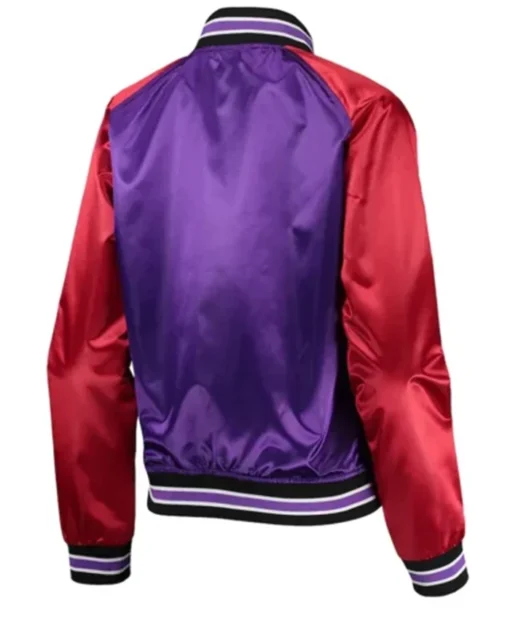 Buy Now Toronto Raptors Purple And Red Varsity Jacket For Men And Women