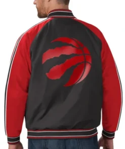 Buy Now Toronto Raptors Red and Black Striped Varsity Jacket For Men And Women