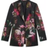 Buy Now Vanessa McBride TV-Series Beyond the Gates 2025 Lauren Buglioli Black Floral Blazer For Unisex